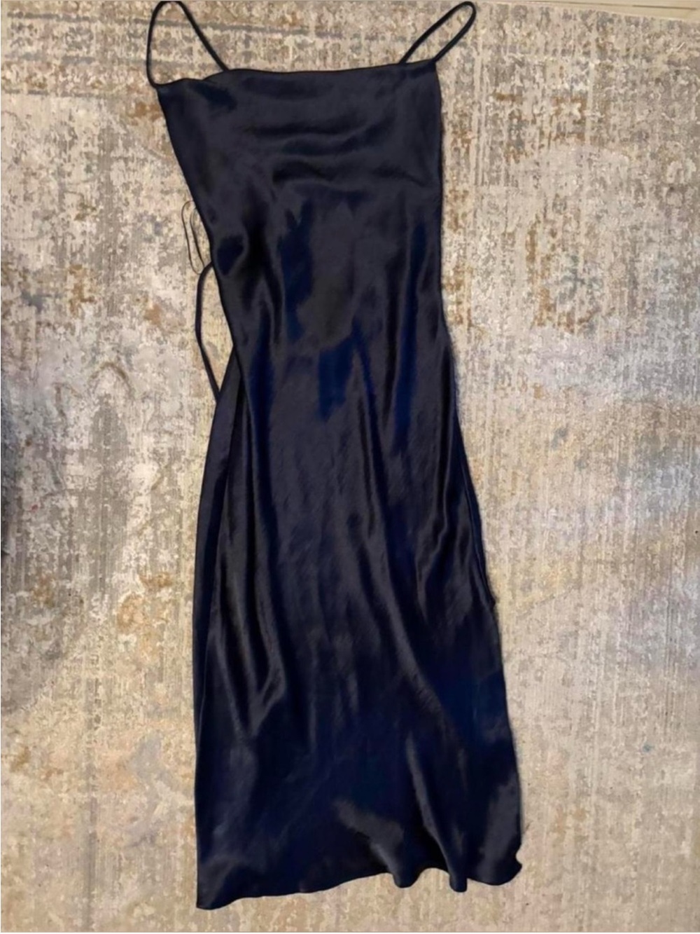 Satin midi dress